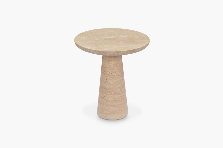 Travertine Kora Side Table