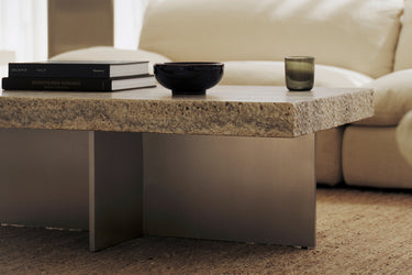 Zaha Travertine Coffee Table
