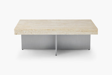 Zaha Travertine Coffee Table