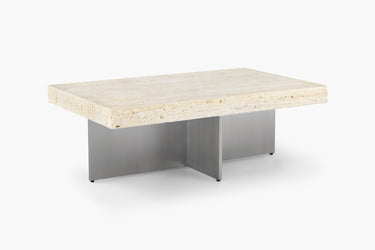 Zaha Travertine Coffee Table