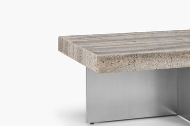 Zaha Travertine Coffee Table