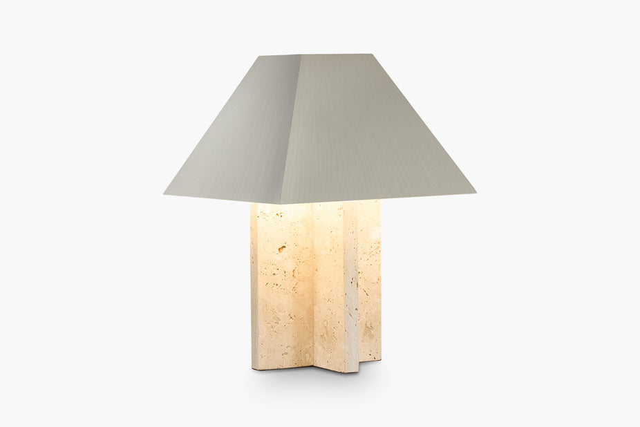 Zaha Travertine Lamp