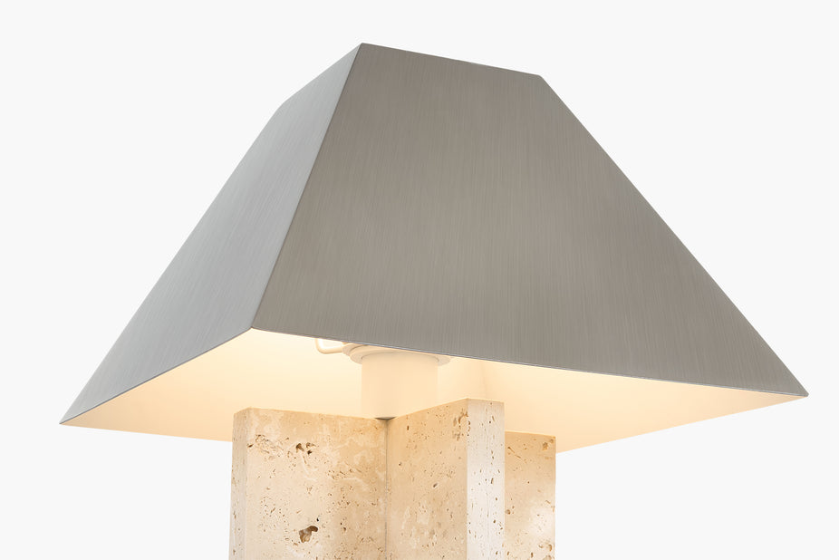 Zaha Travertine Lamp