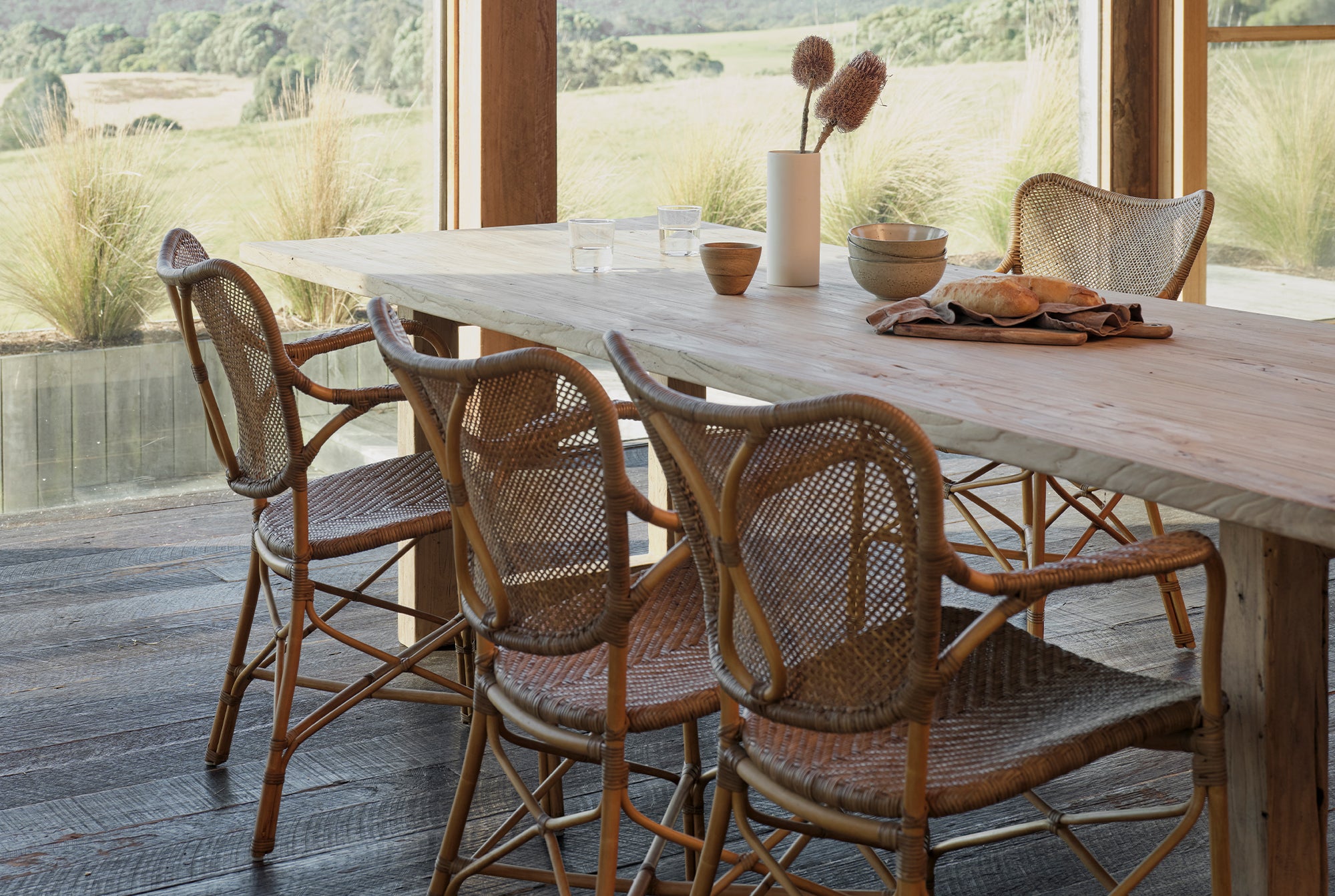 Old Elm Global Rectangular Dining Table