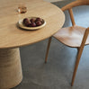 Travertine Kora Round Dining Table