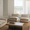 Zaha Travertine Coffee Table