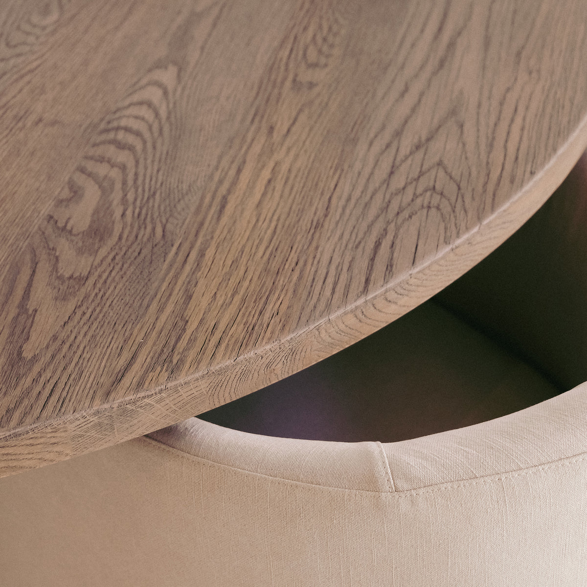 Rustic Helix Round Dining Table