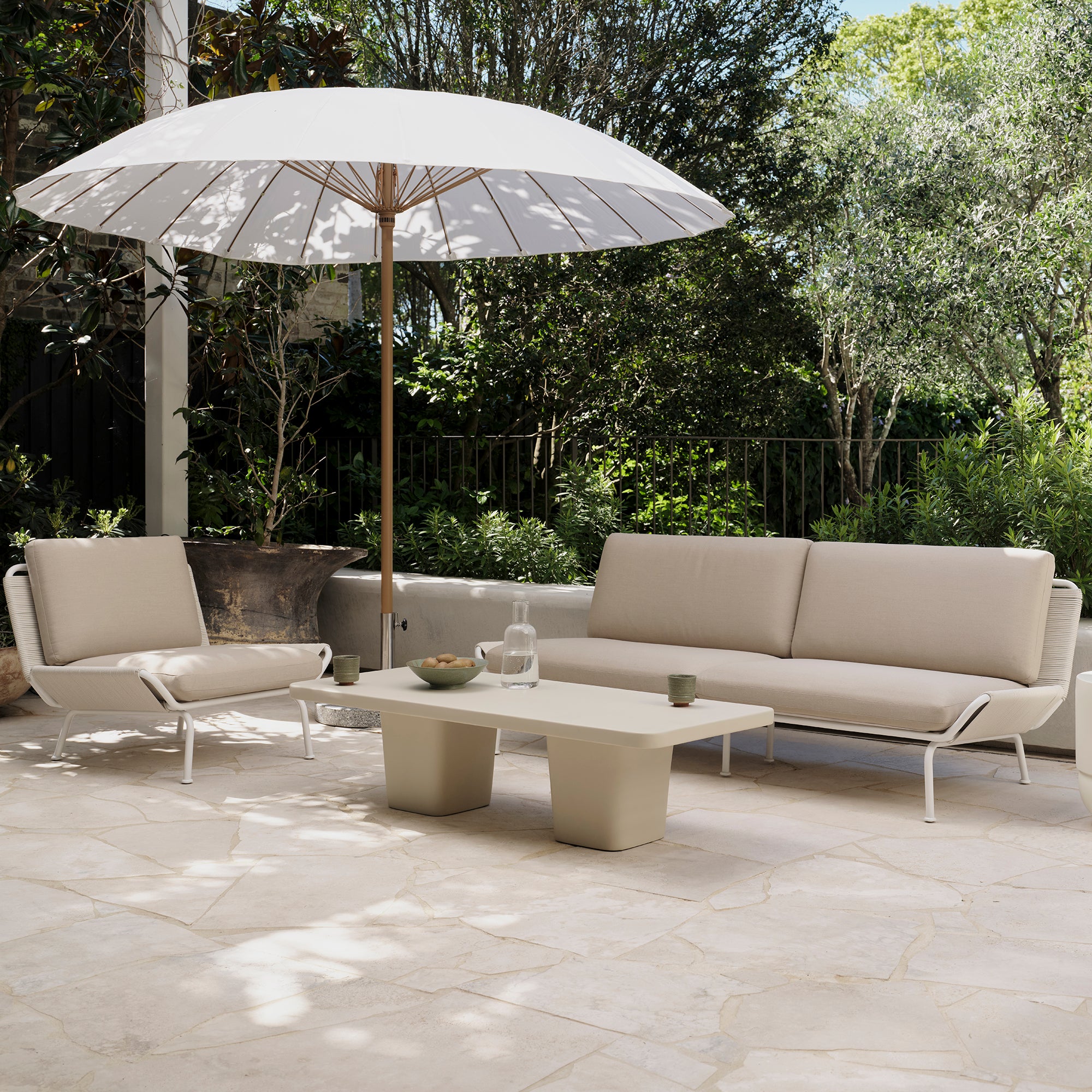 White Parasol Umbrella