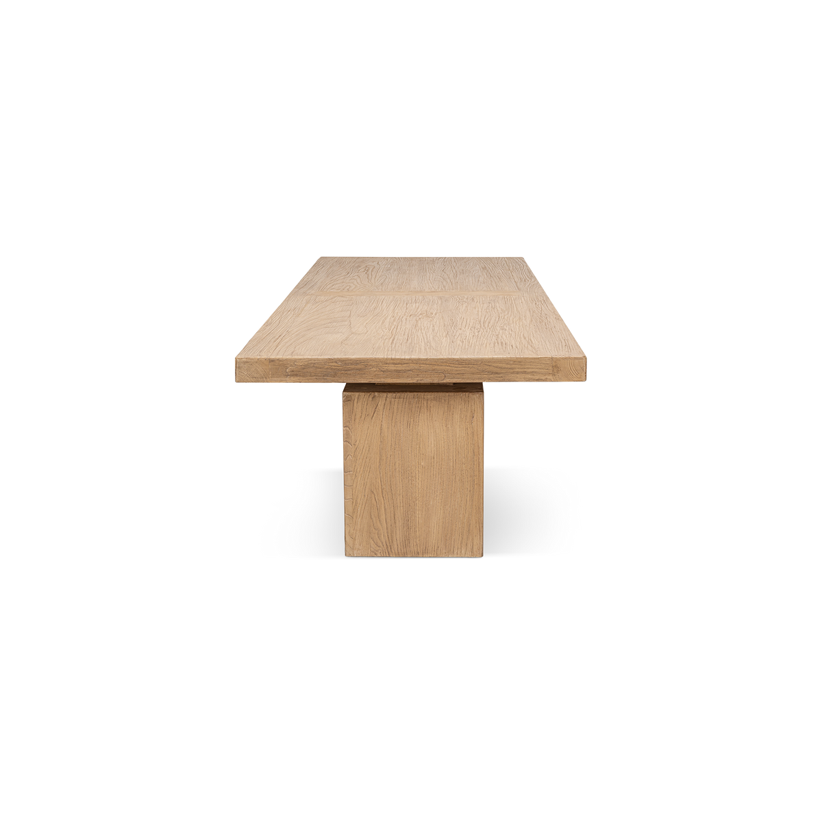Aged Elm Bossi Rectangular Dining Table