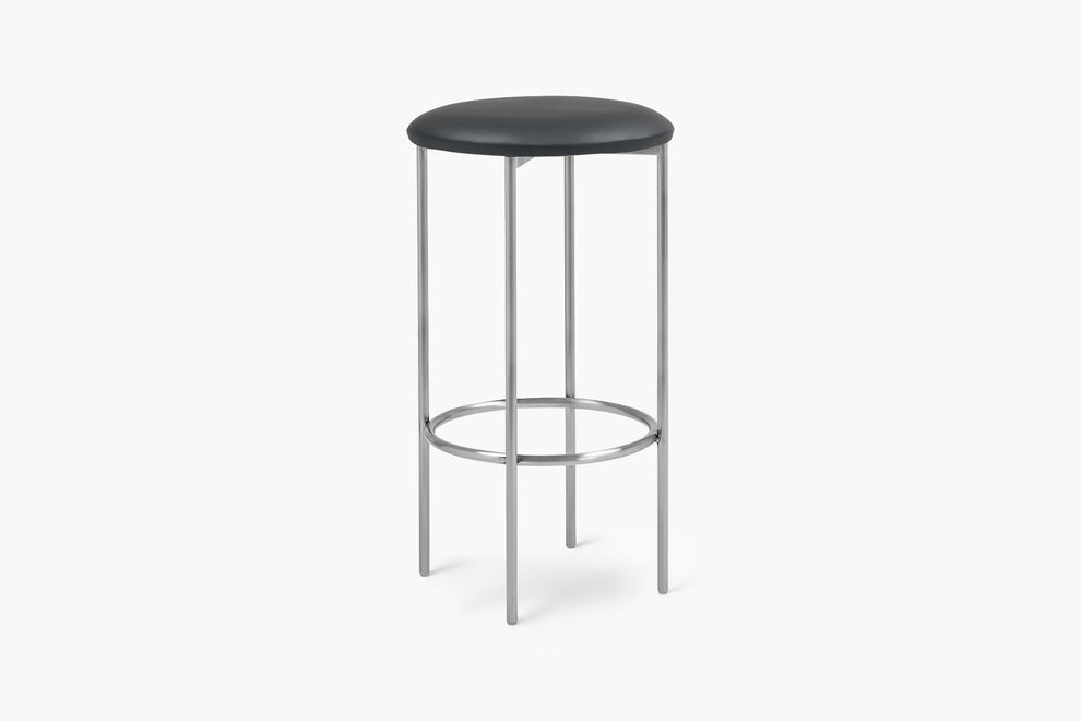 Bellino Counter Stool with Stainless Steel Frame