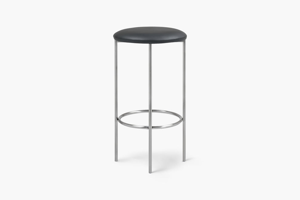 Bellino Counter Stool with Stainless Steel Frame