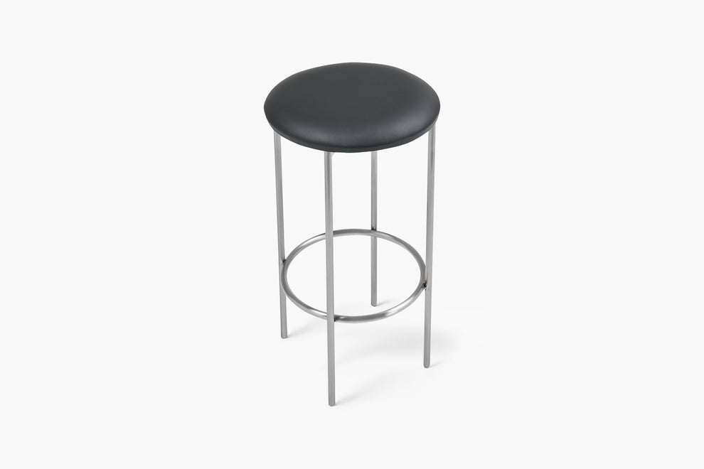 Bellino Counter Stool with Stainless Steel Frame
