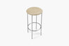 Bellino Counter Stool with Stainless Steel Frame
