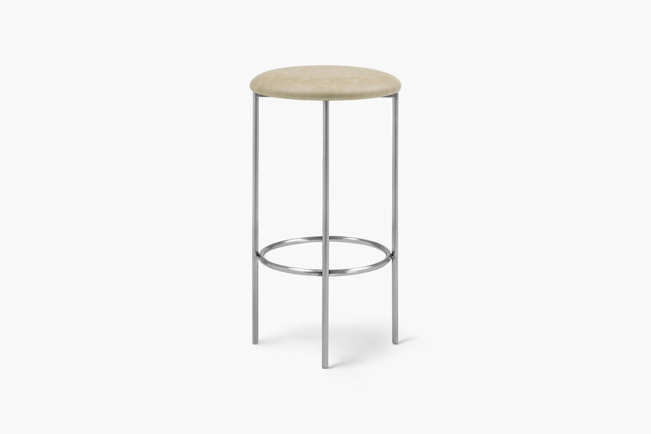 Bellino Counter Stool with Stainless Steel Frame