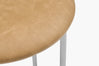 Bellino Counter Stool with Stainless Steel Frame