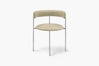 Olive Bellino Dining Chair Stainless Steel Legs