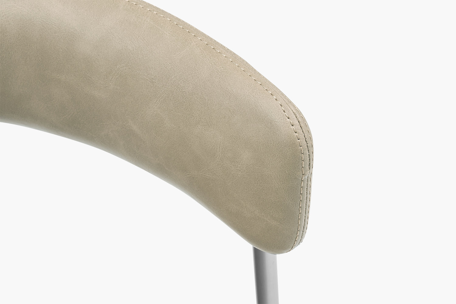 Olive Bellino Dining Chair Stainless Steel Legs