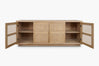 Washed Oak Bosca 4 Door Buffet