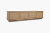 Washed Oak Bosca 4 Door Entertainment Unit