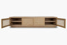Washed Oak Bosca 4 Door Entertainment Unit