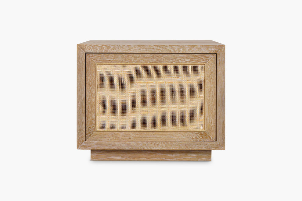 Washed Oak Bosca Bedside Table