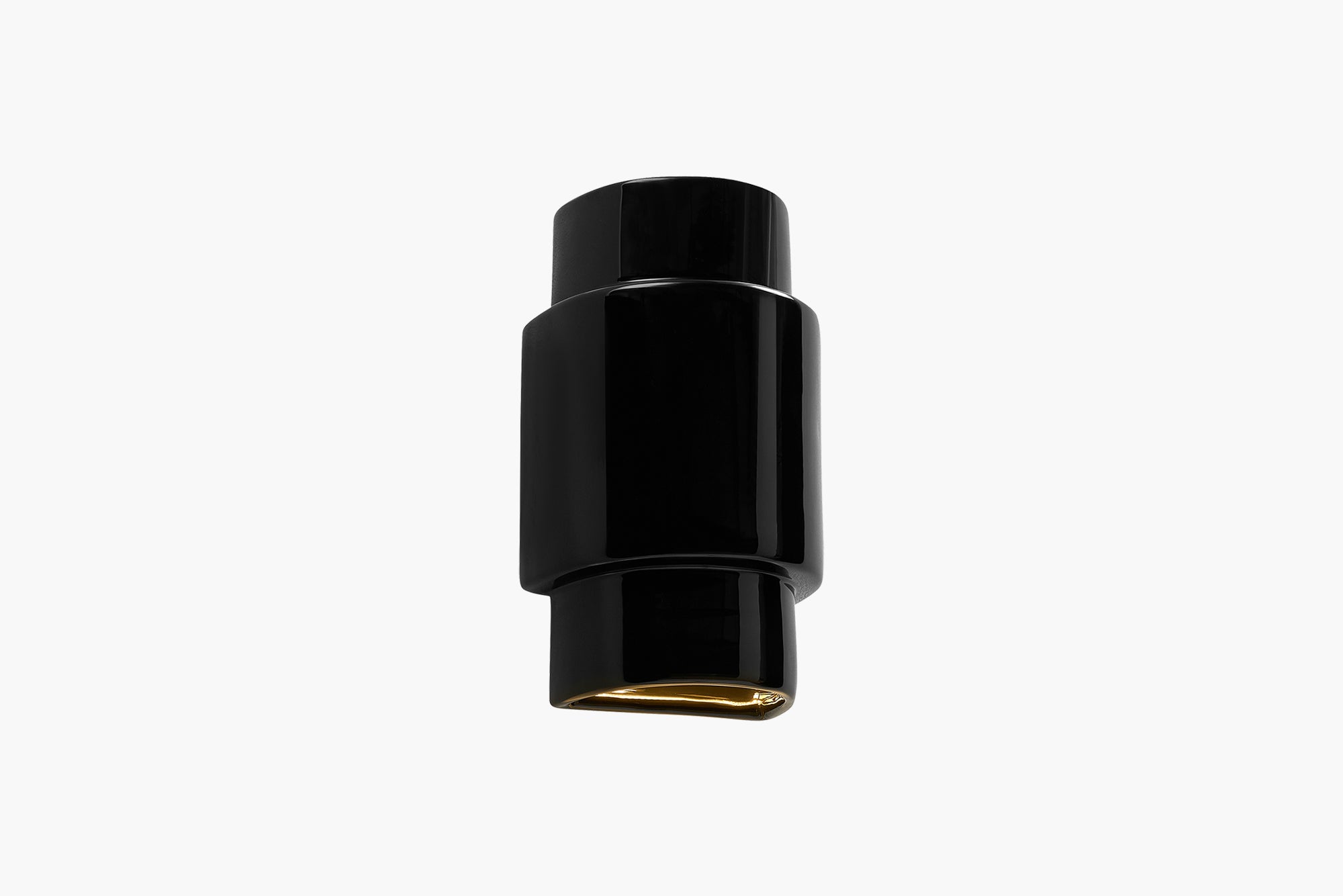 Black Vertex Wall Sconce