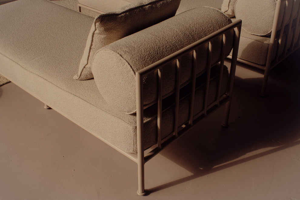 Outdoor Gloss Rowe Single Sun Lounge