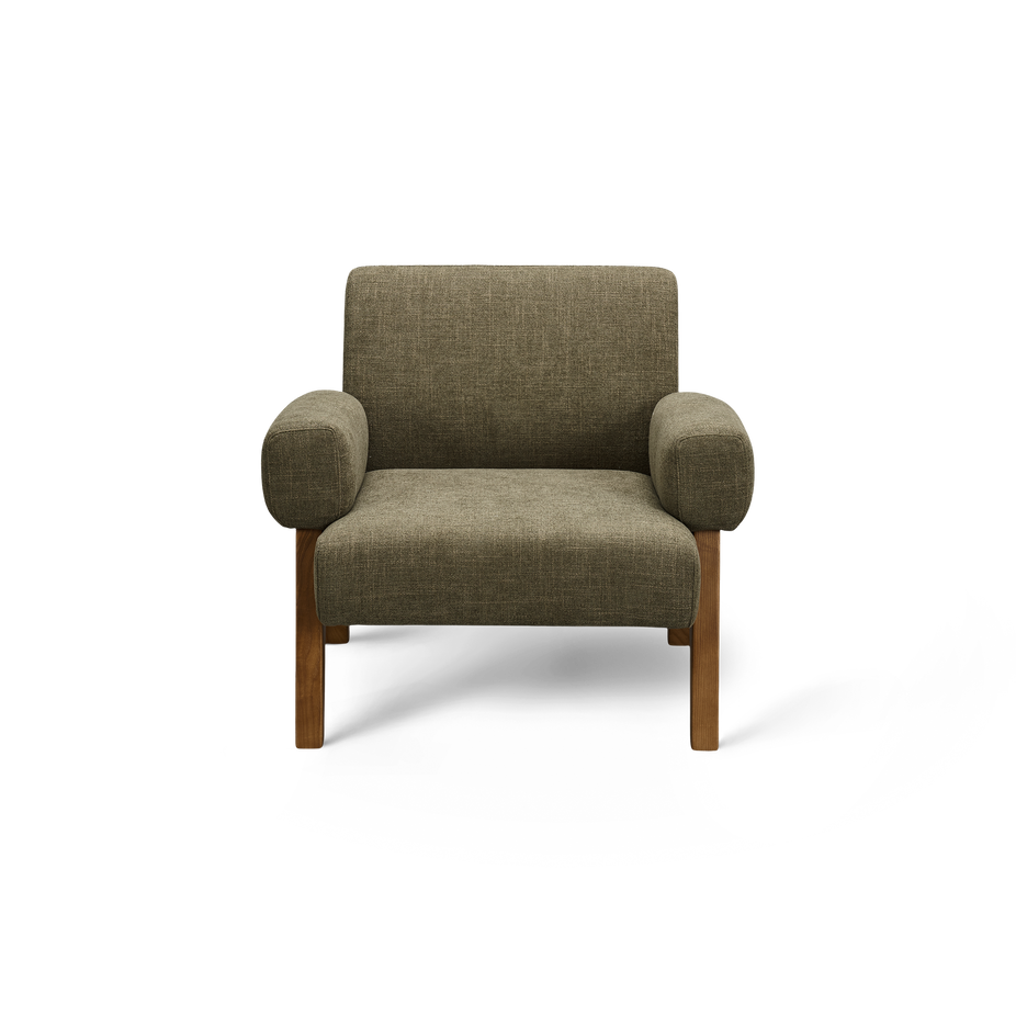Walnut Fat Cat Armchair