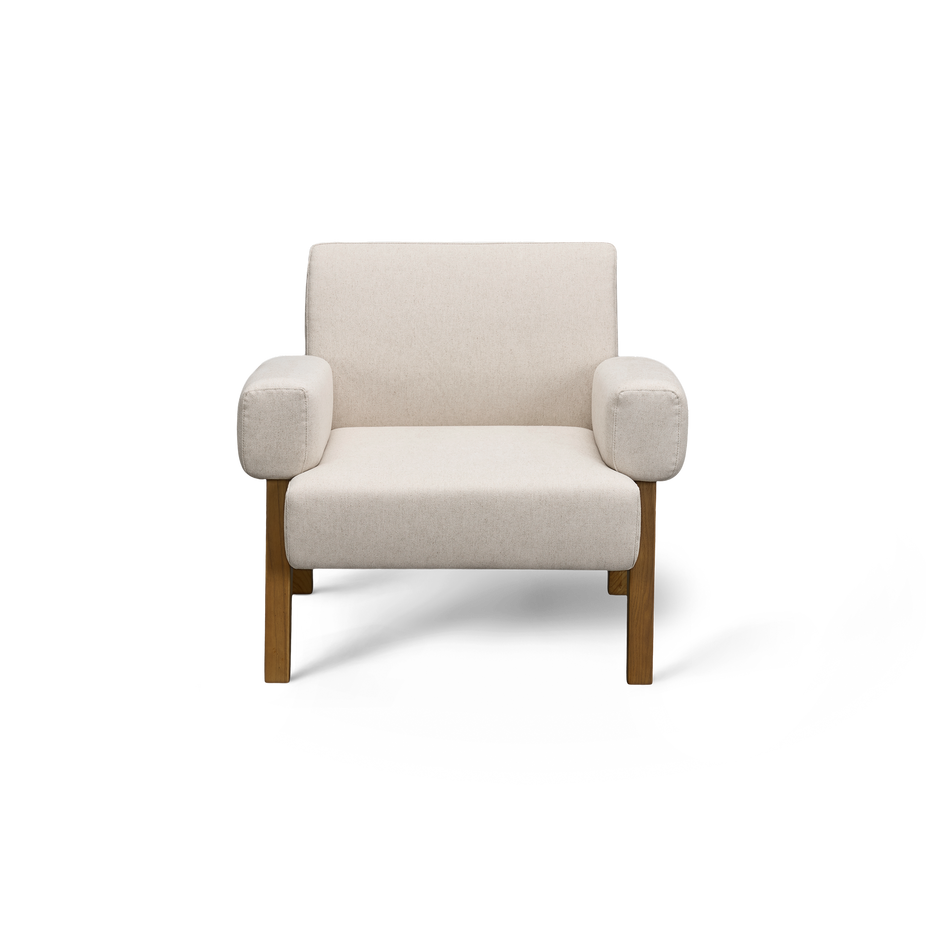 Walnut Fat Cat Armchair