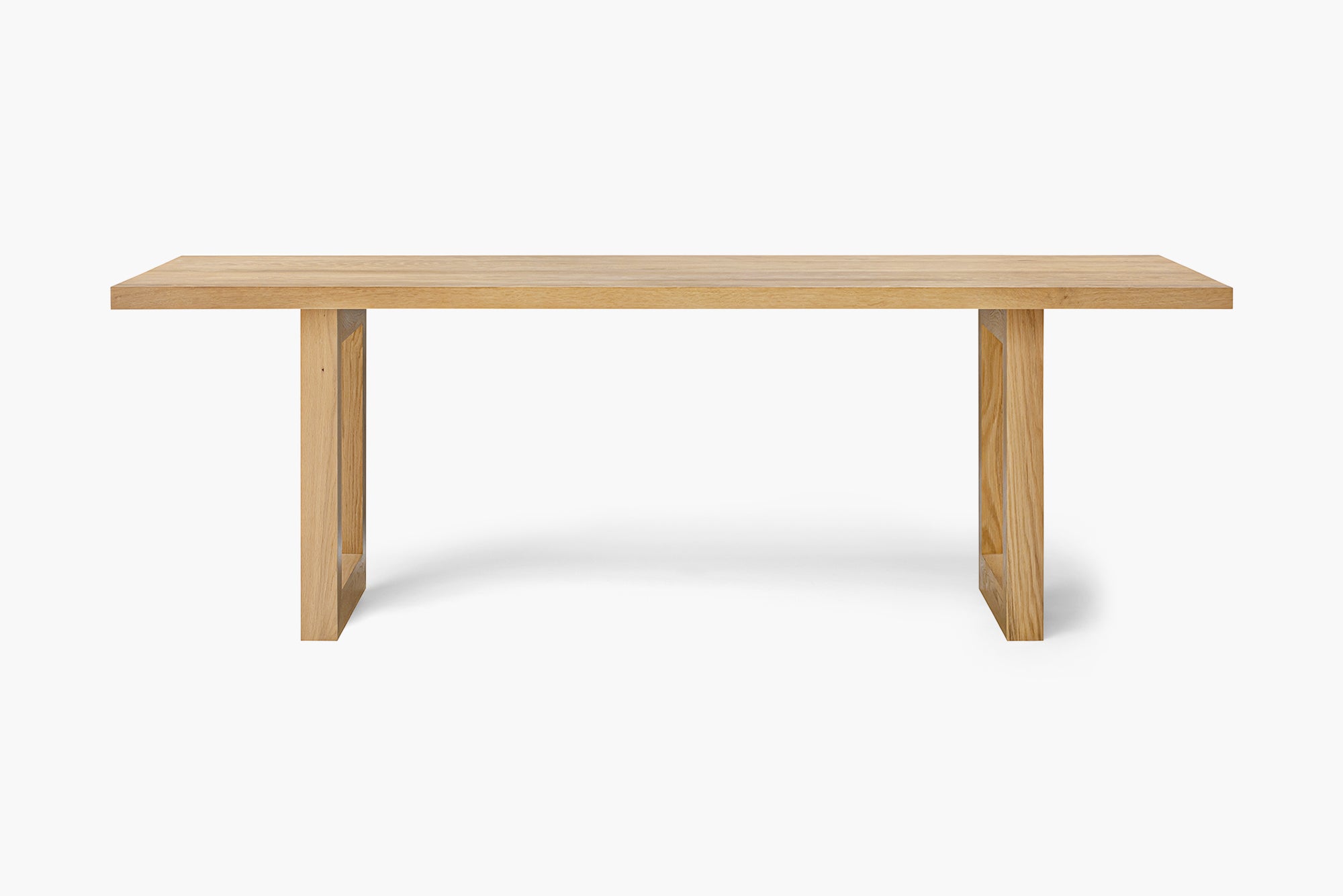 Solid Oak Global Rectangular Dining Table – MCM House