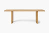 Solid Oak Global Rectangular Dining Table