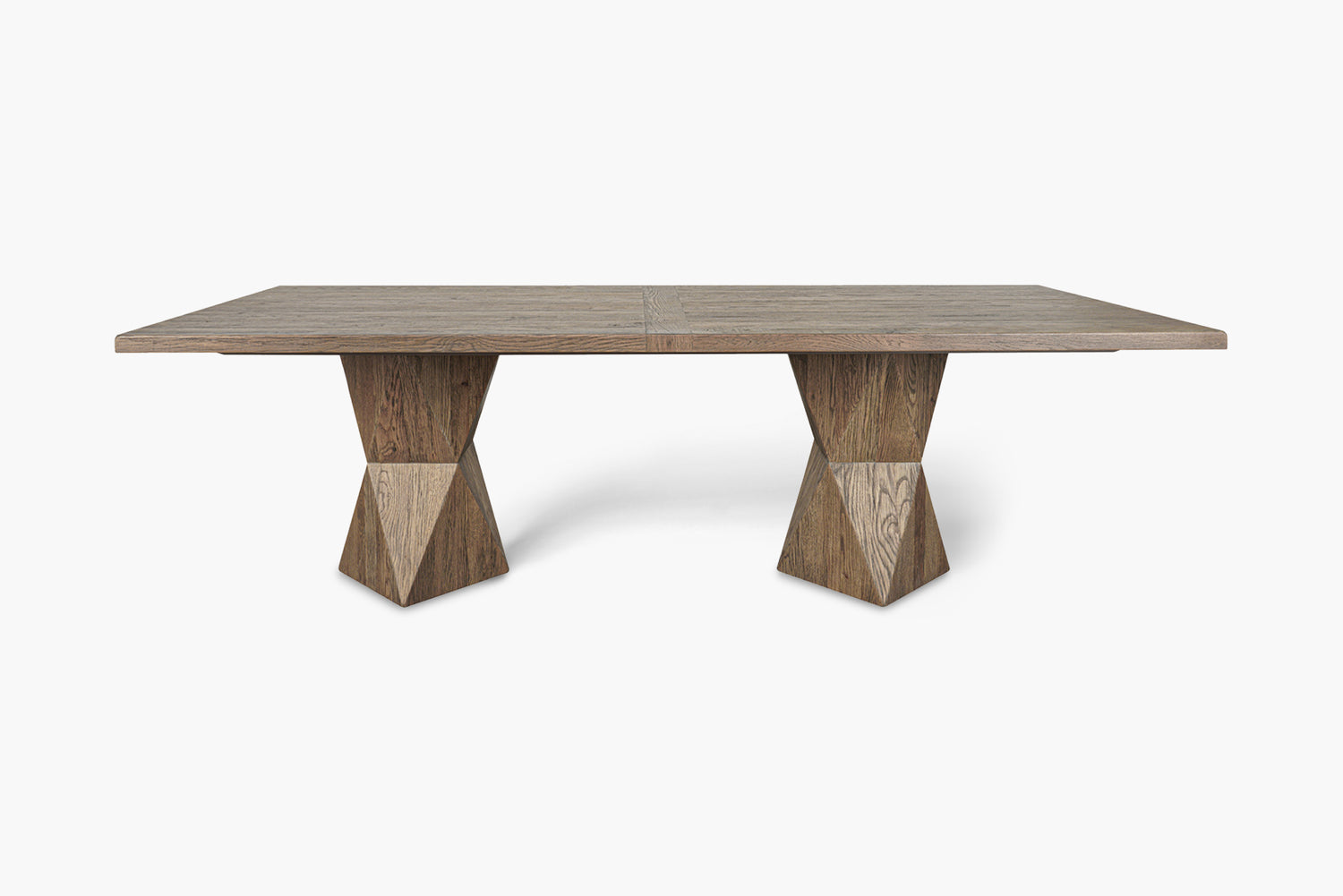 Rustic Helix Rectangular Dining Table