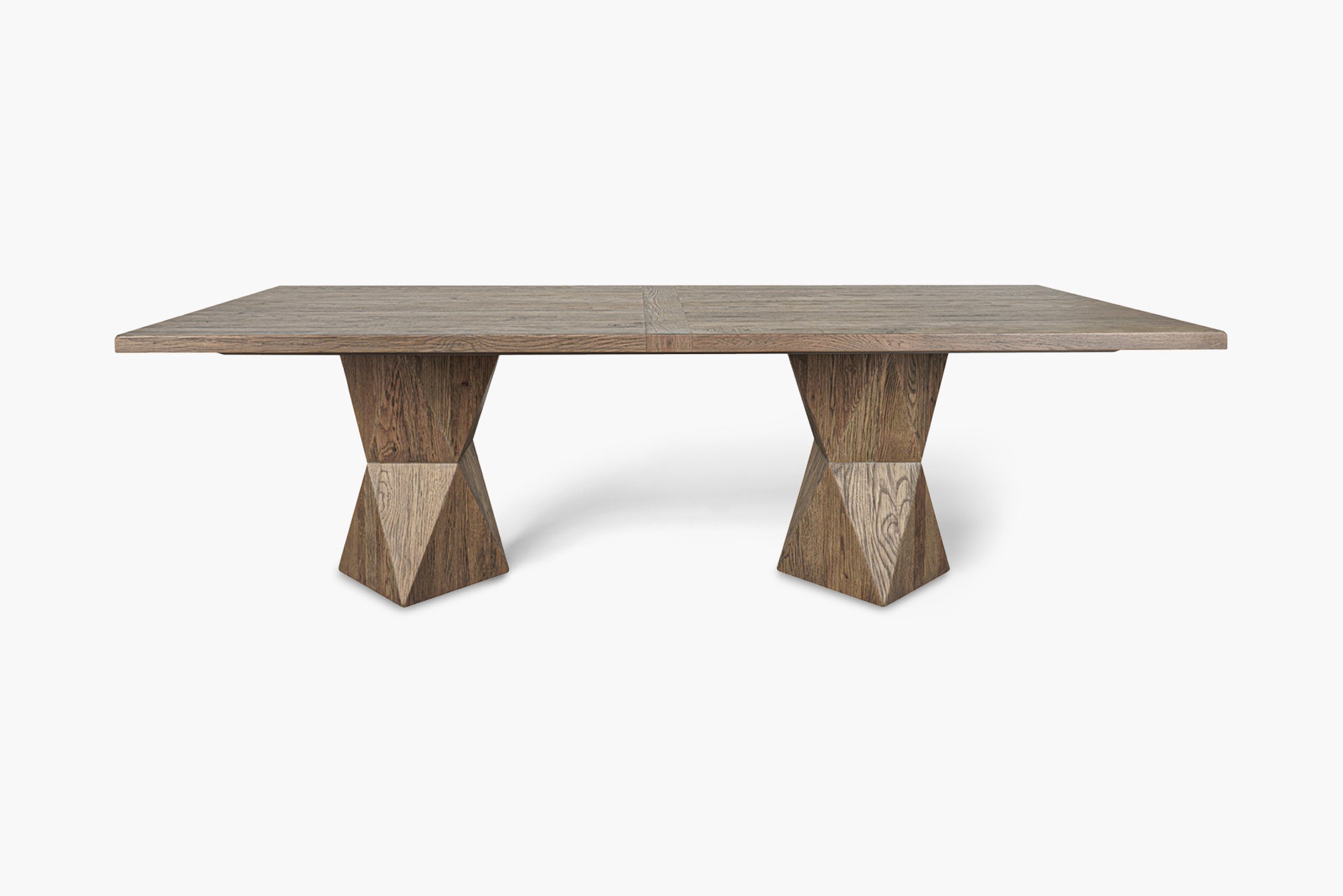 Rustic Helix Rectangular Dining Table