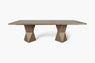 Rustic Helix Rectangular Dining Table