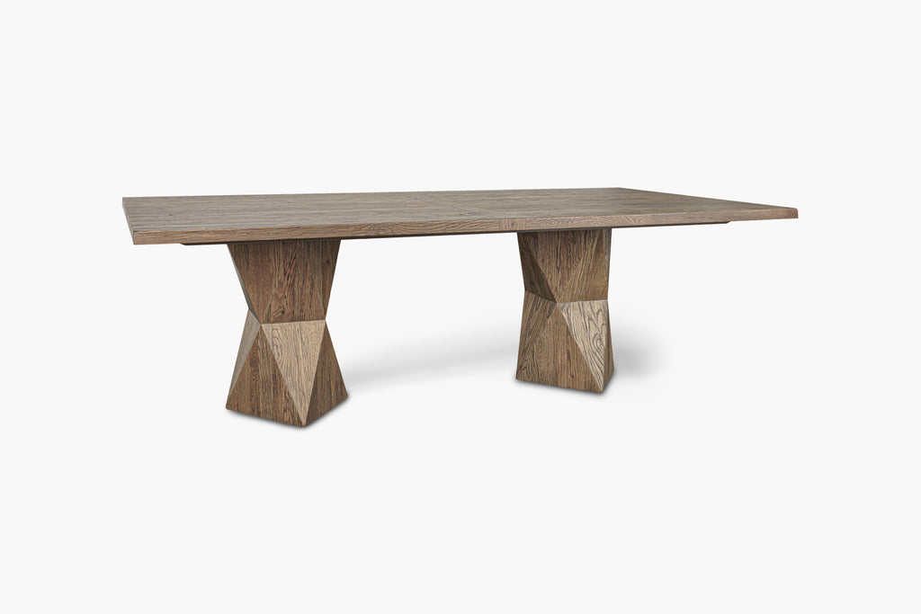 Rustic Helix Rectangular Dining Table – MCM House