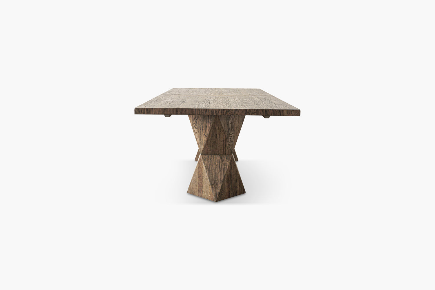 Rustic Helix Rectangular Dining Table
