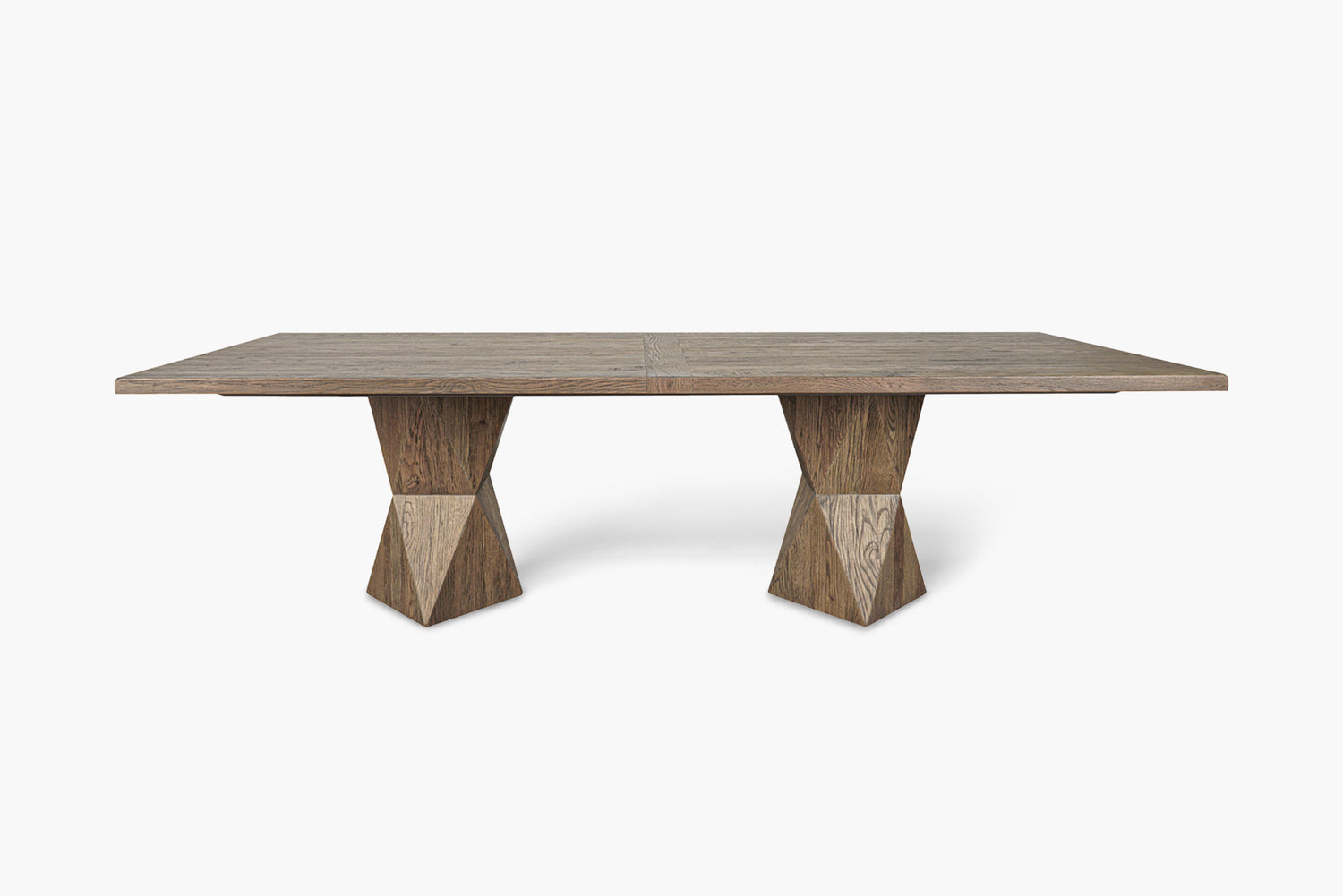 Rustic Helix Rectangular Dining Table