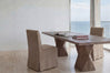 Rustic Helix Rectangular Dining Table
