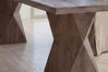Rustic Helix Rectangular Dining Table