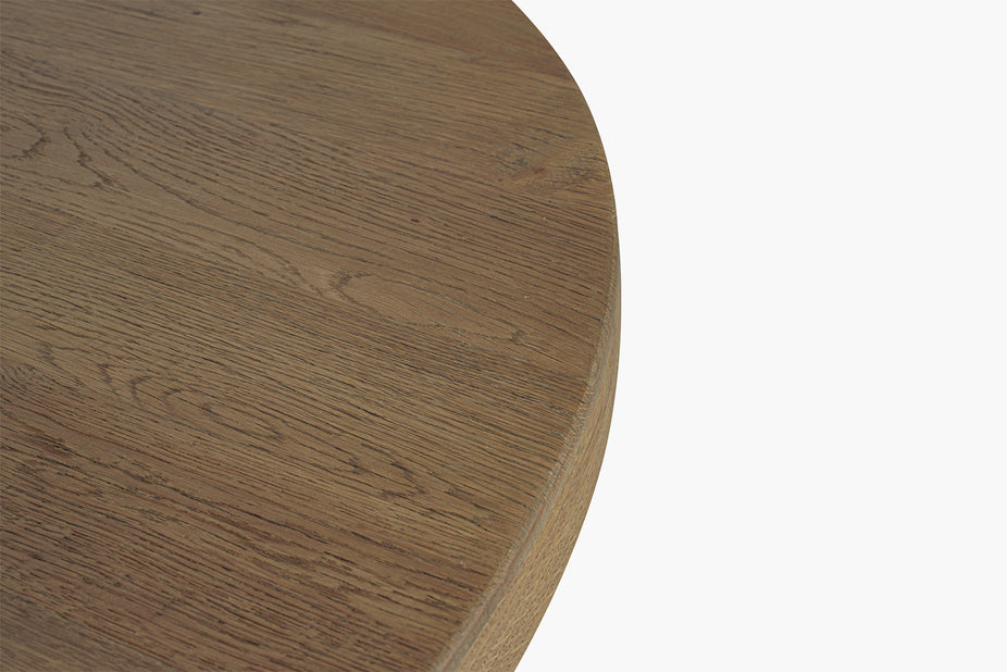 Rustic Helix Round Dining Table