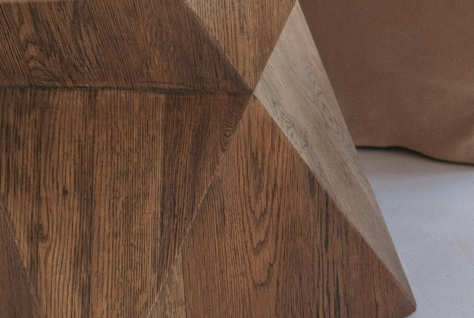 Rustic Helix Round Dining Table