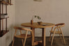 Solid Oak Global Round Dining Table