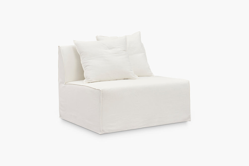 Cover Joe Armless Loveseat