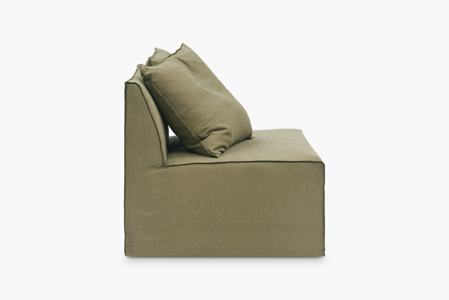 Cover Joe Armless Loveseat