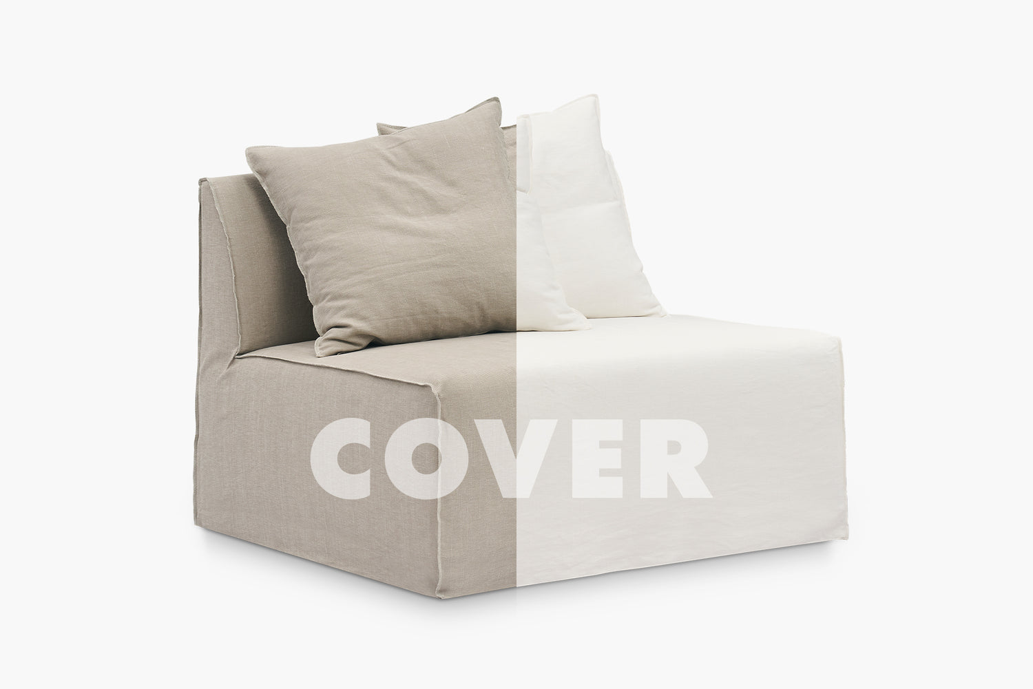 Joe Armless Loveseat Cover