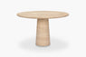 Travertine Kora Round Dining Table