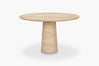Travertine Kora Round Dining Table