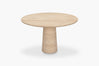 Travertine Kora Round Dining Table