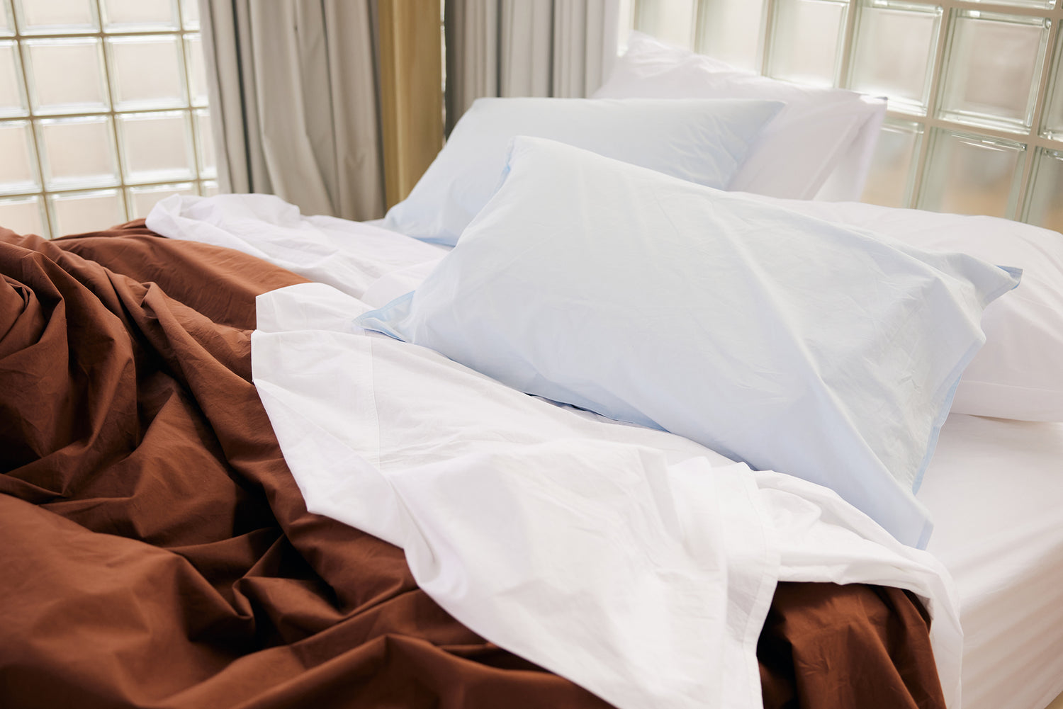 Washed Cotton Standard Pillowcase Pair