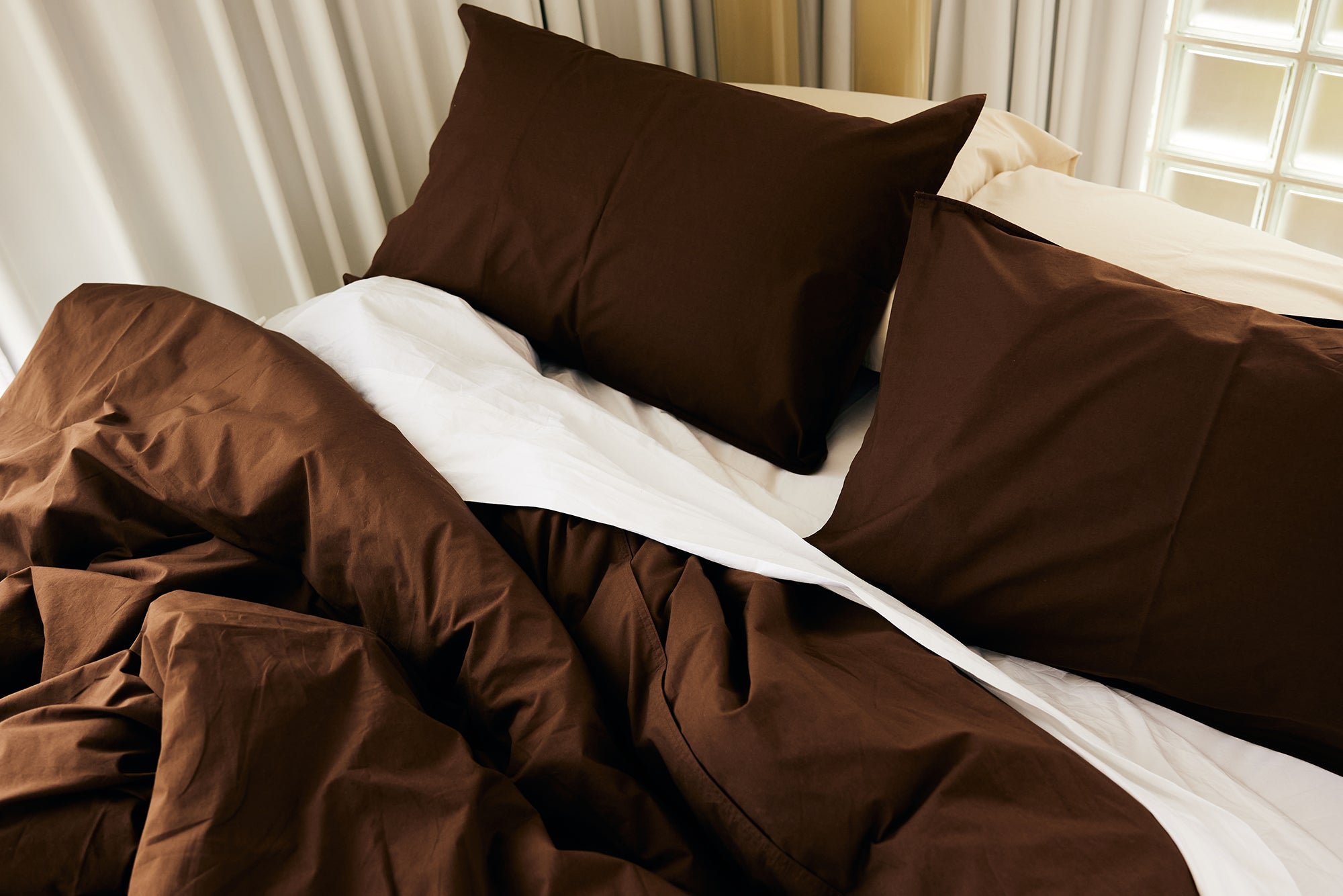 Washed Cotton Standard Pillowcase Pair